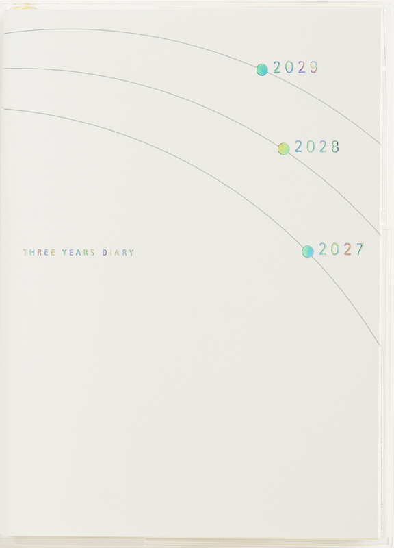No.5 3年日記 pocket 2027年版1月始まり