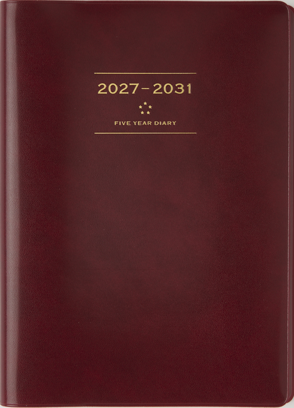 No.98 5年卓上日誌 【ワイン】 2027年版1月始まり