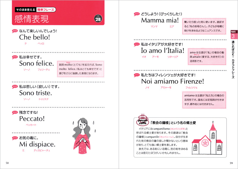 聴ける 読める 書ける 話せる イタリア語 初歩の初歩 高橋書店