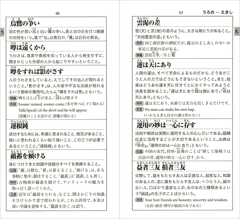 実用ことわざ新辞典 ポケット判 高橋書店