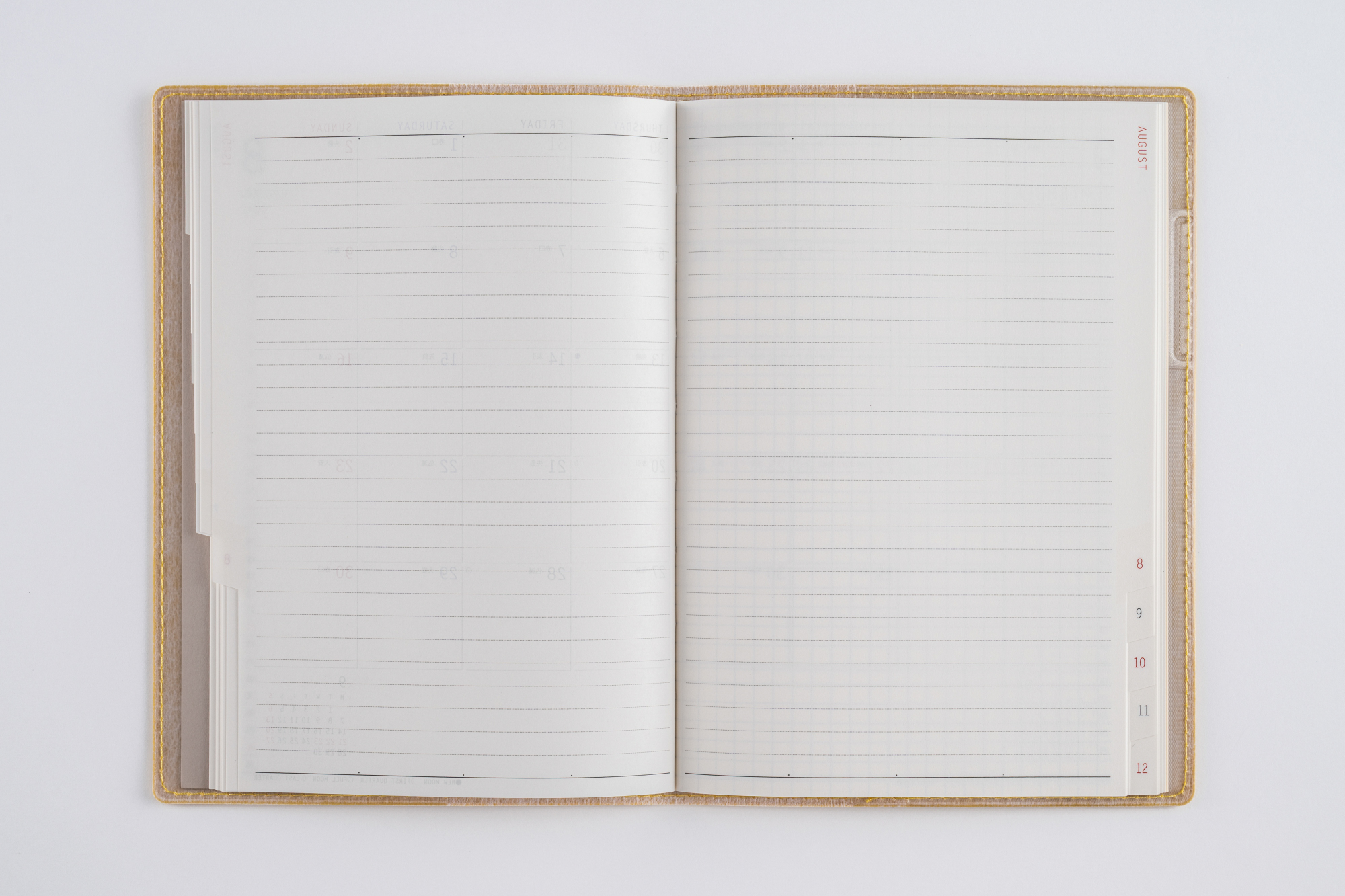 No.365]リラクレール 5 月曜始まり【ターメリック】