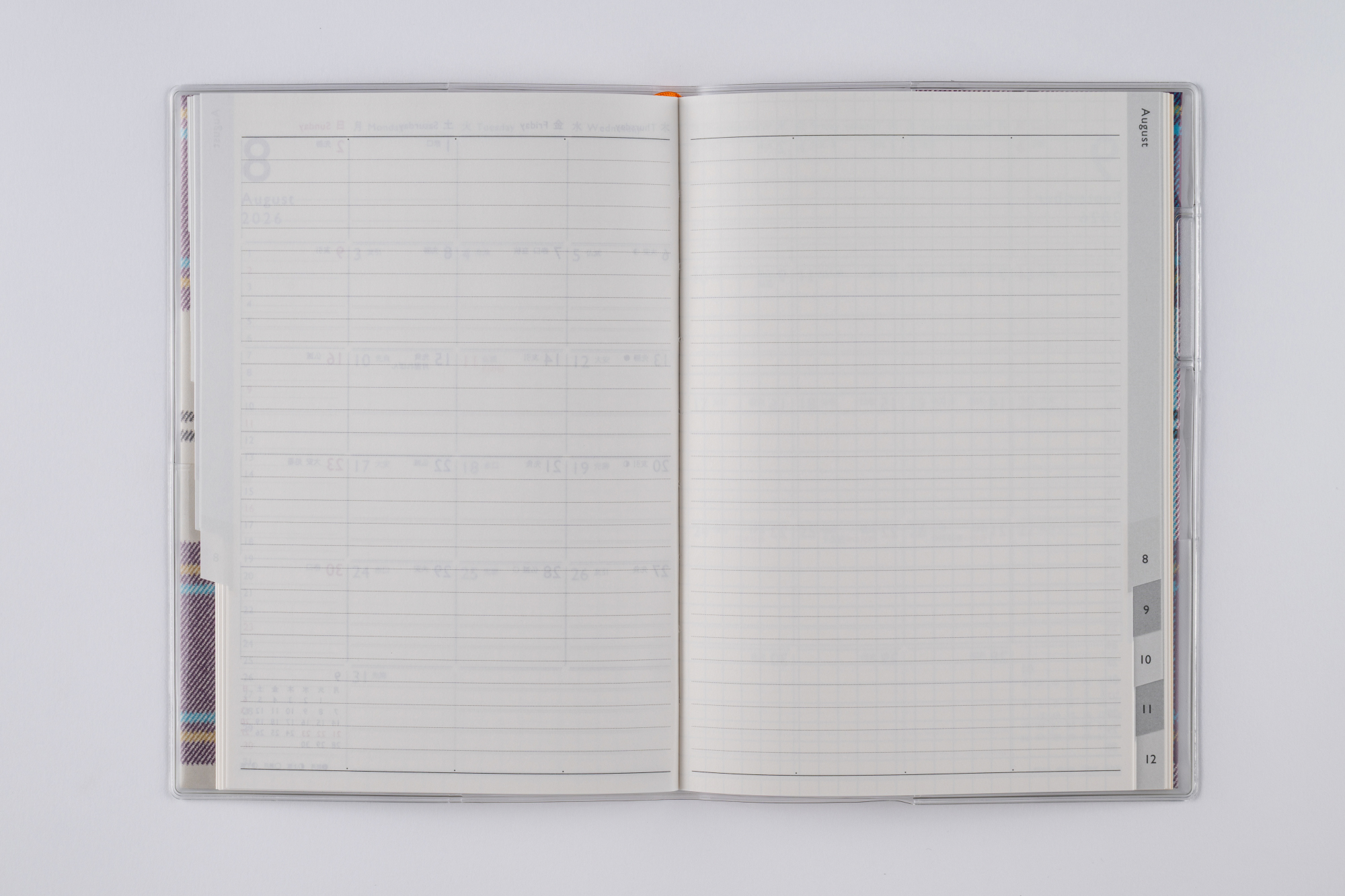 No.387]クレール インデックス 4 月曜始まり