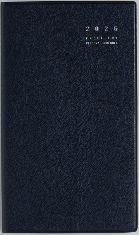 No.666 リベル インデックス 6  月曜始まり【ブルー オン ノアール】