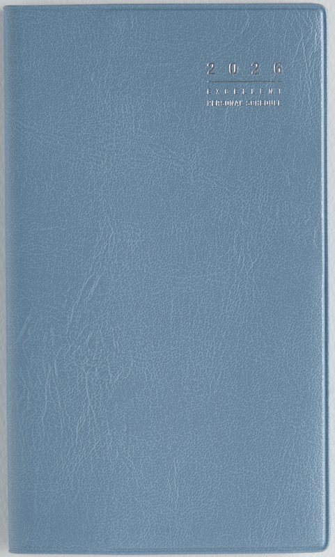 No.667 リベル インデックス 7  月曜始まり【ペールブルー】