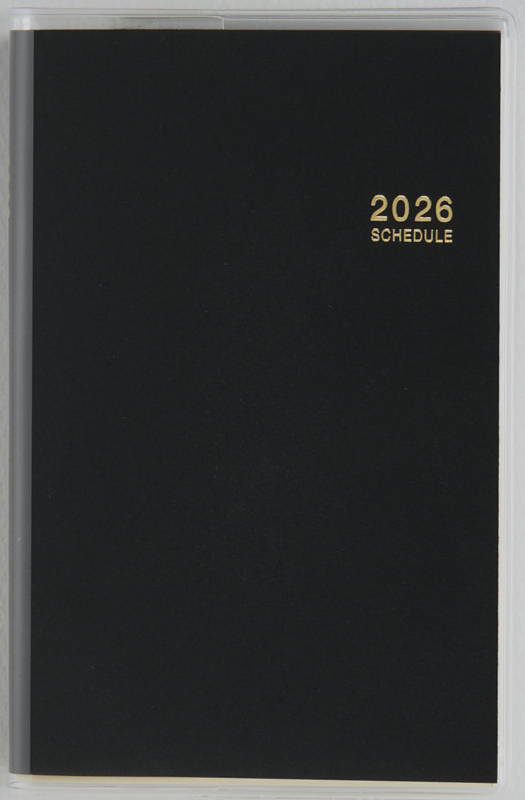 No.842 ビジネス手帳 〈小型版〉 5【黒】