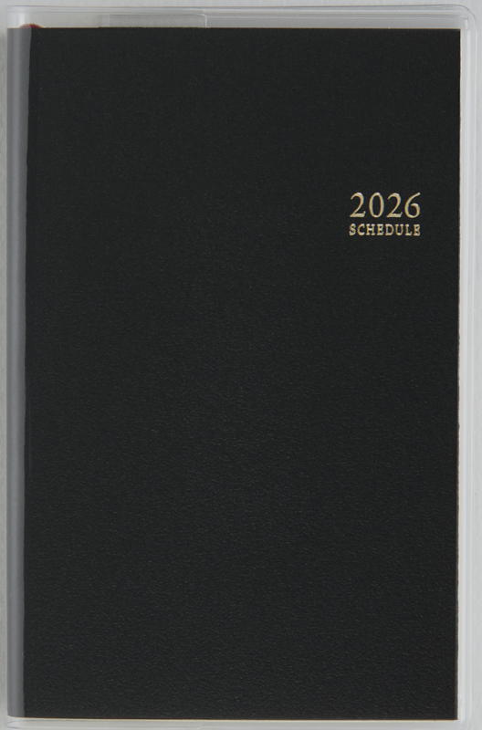 No.844 ビジネス手帳 〈小型版〉 2【黒】