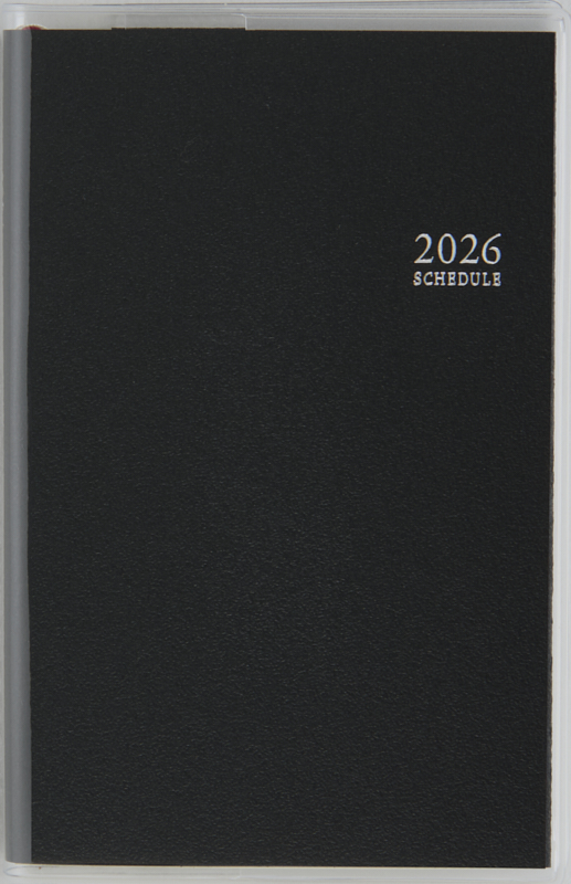 No.845 ビジネス手帳 〈小型版〉 4【黒】