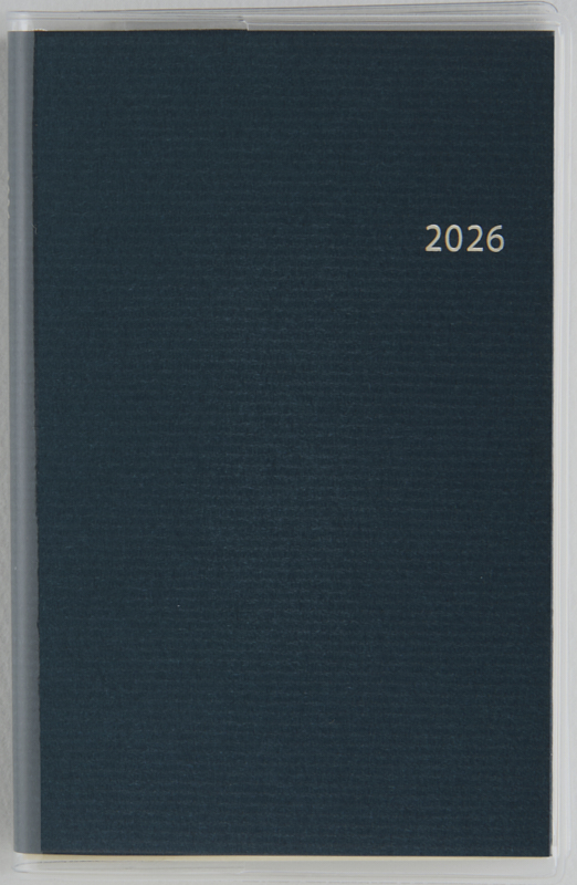 No.847 ビジネス手帳 〈小型版〉 3【ネイビー】