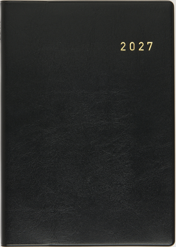 No.86 ニューダイアリー 【黒】 2027年版1月始まり