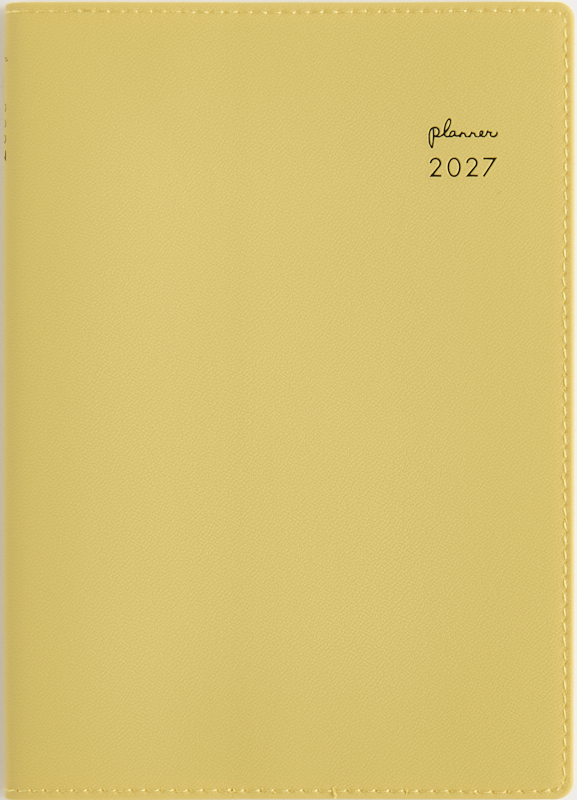 No.365 リラクレール 5 月曜始まり 【ターメリック】 2027年版1月始まり