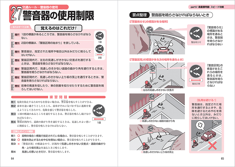 原付免許 最強総まとめ 問題集 高橋書店