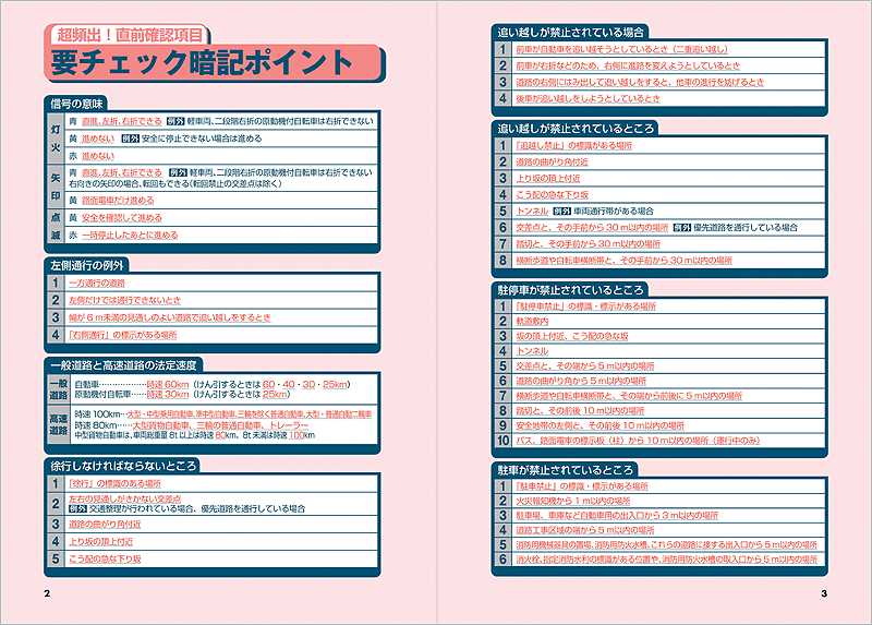 普通免許 一発合格問題集 高橋書店